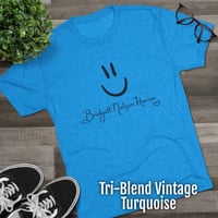 Image 4 of Smiley Tri-Blend Tee