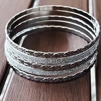 5 Piece Bangle Bracelet Set 