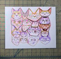 Image 1 of Cat Face Doodle