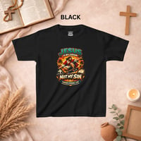 Image 4 of Kids Christian Tee — "Jesus Is My Savior, Not My Sin" Graphic Shirt