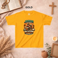 Image 7 of Kids Christian Tee — "Jesus Is My Savior, Not My Sin" Graphic Shirt