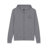 Smiley Jersey Full-Zip Hoodie 