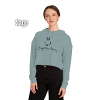 Image 4 of Smiley Women's Cropped Hoodie 