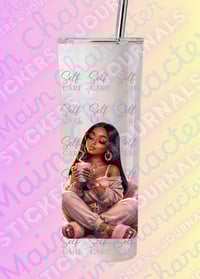 Self-Care 2 Tumbler – 20 oz Hot/Cold Aesthetic Stainless Steel Cup