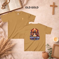Image 8 of Kids Tee — "God's Plan" Christian Graphic Youth T-Shirt