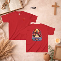 Image 9 of Kids Tee — "God's Plan" Christian Graphic Youth T-Shirt