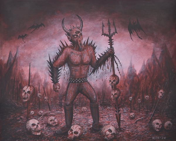 Image of MANIAKKAL DISTORTER - original painting