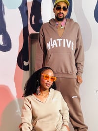 Image 1 of LA NATIVE V Neck Hoodie