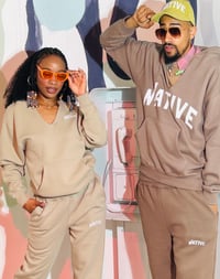 Image 2 of LA NATIVE V Neck Hoodie