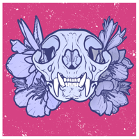 Cat Skull Print (20$ Donation) (Pink Ver.) 