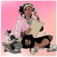 Terry Dodson 'Reading is Adventerous' Charity Print (20$ Donation)