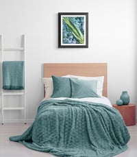 Image 2 of Feather With Flowers - Fine Art Print