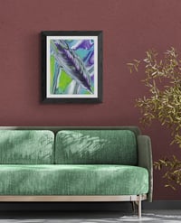 Image 2 of Psychedelic Feather-Fine Art Print