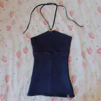 Image 2 of Navy halter top