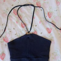 Image 4 of Navy halter top