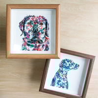 Image 3 of Framed Bespoke Pet Portrait (12x12cm)