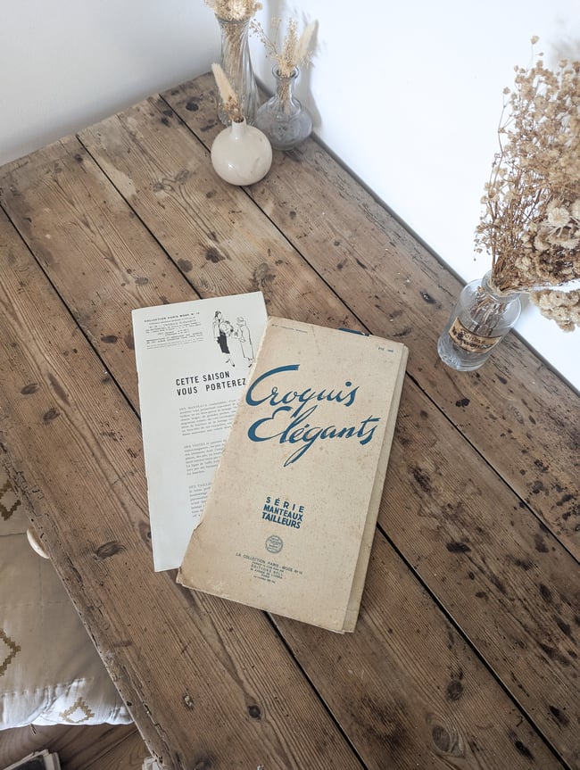 Croquis élégants été 1950. 30 planches Manteaux et tailleurs 