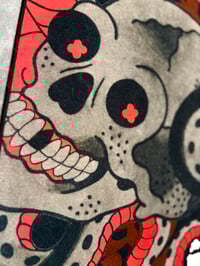 Image 2 of Cotton Towel "The Scull × Snake"