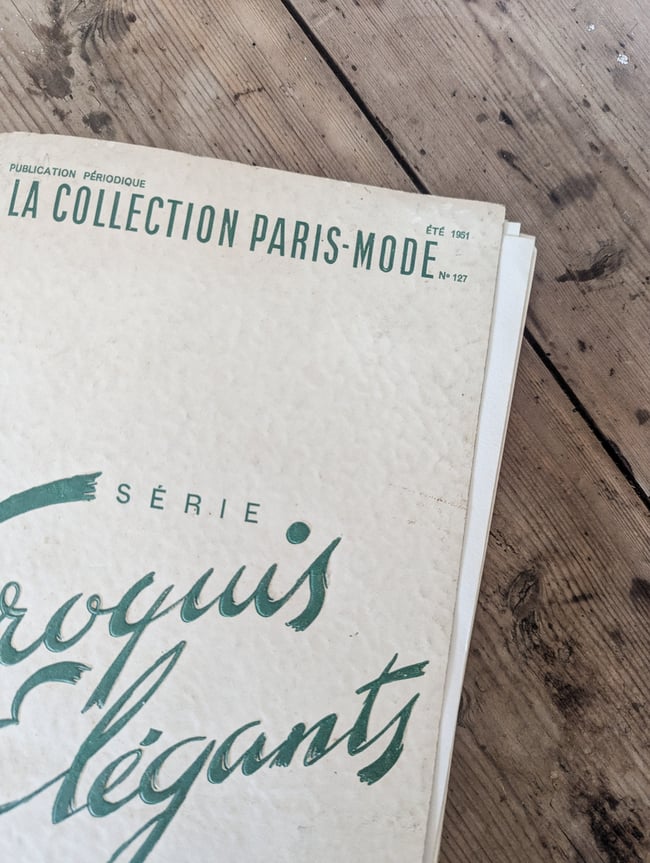 Croquis élégants 29 planches Robes été 1951