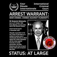 Image 2 of Netanyahu Arrest Warrant T-shirt