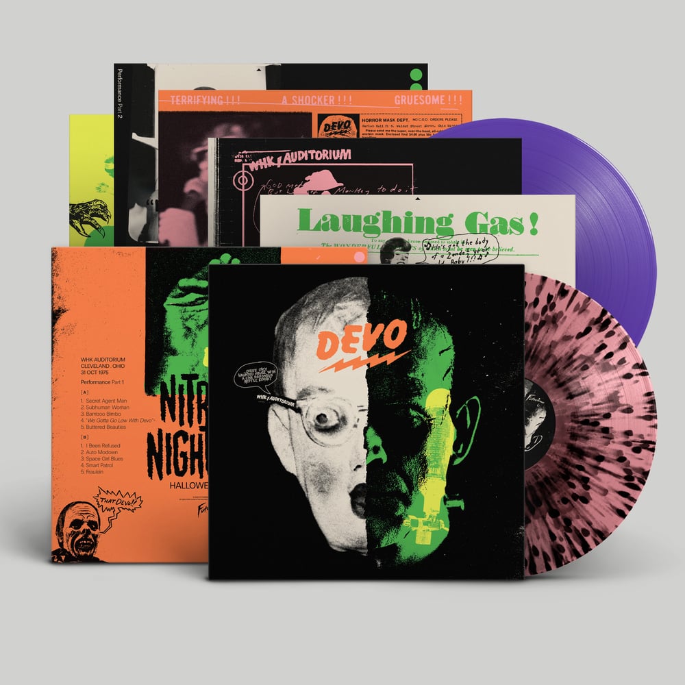 Image of <h4>DEVO</h4><h5>Nitrous Nightmare 2xLP</h5><h6>Franken Booji Vinyl</h6>
