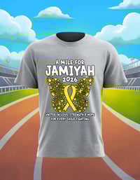 Image 2 of  Mile for Jamiyah 2026 – Awareness Tee 💛 Toddler Sizes