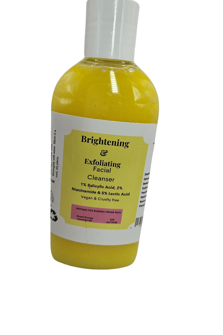 Brightening & Exfoliating Facial Cleanser with 1% Salicylic Acid 2% Niacinamide 5% Lactic Acid  Image 2