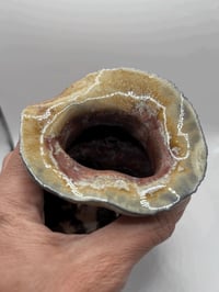 Image 3 of Woodfired Goddess Vessel – Floral Underglaze