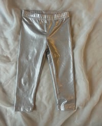 Image 2 of Carter’s Metallic Leggings 2 Pack