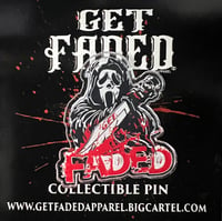 Ghostface Faded pin