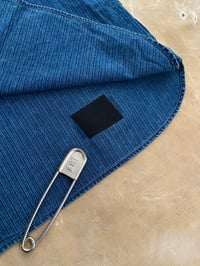 Image 14 of RRL STRIPED INDIGO COTTON WORK-SHIRT