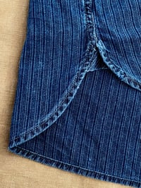 Image 7 of RRL STRIPED INDIGO COTTON WORK-SHIRT