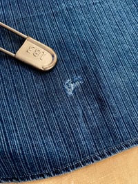 Image 13 of RRL STRIPED INDIGO COTTON WORK-SHIRT