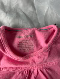 Image 2 of Y2K Cherokee Layered Mock Flower Print Sleeve Shirt with Cat Graphic