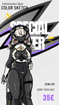 COMMISSION SPECIAL OFFER - COLOR SKETCH