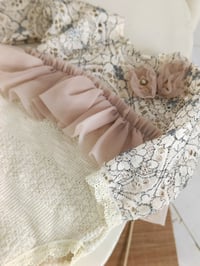 Image 2 of Newborn bodysuit for photoshoots | Lara | beige