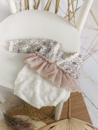 Image 3 of Newborn bodysuit for photoshoots | Lara | beige
