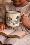 'Reading Buddies' Enamel Mug