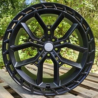 22" 234 STYLE ALLOY WHEELS FITS 5X120 ET38 RANGE ROVER MATT BLACK