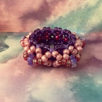 Image 6 of Candy Bead 3D Star Kandi Cuff