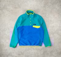 Image 1 of Patagonia Synchilla Snap-T Fleece Pullover Vessel Blue Medium Mens 