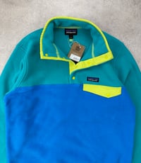 Image 3 of Patagonia Synchilla Snap-T Fleece Pullover Vessel Blue Medium Mens 