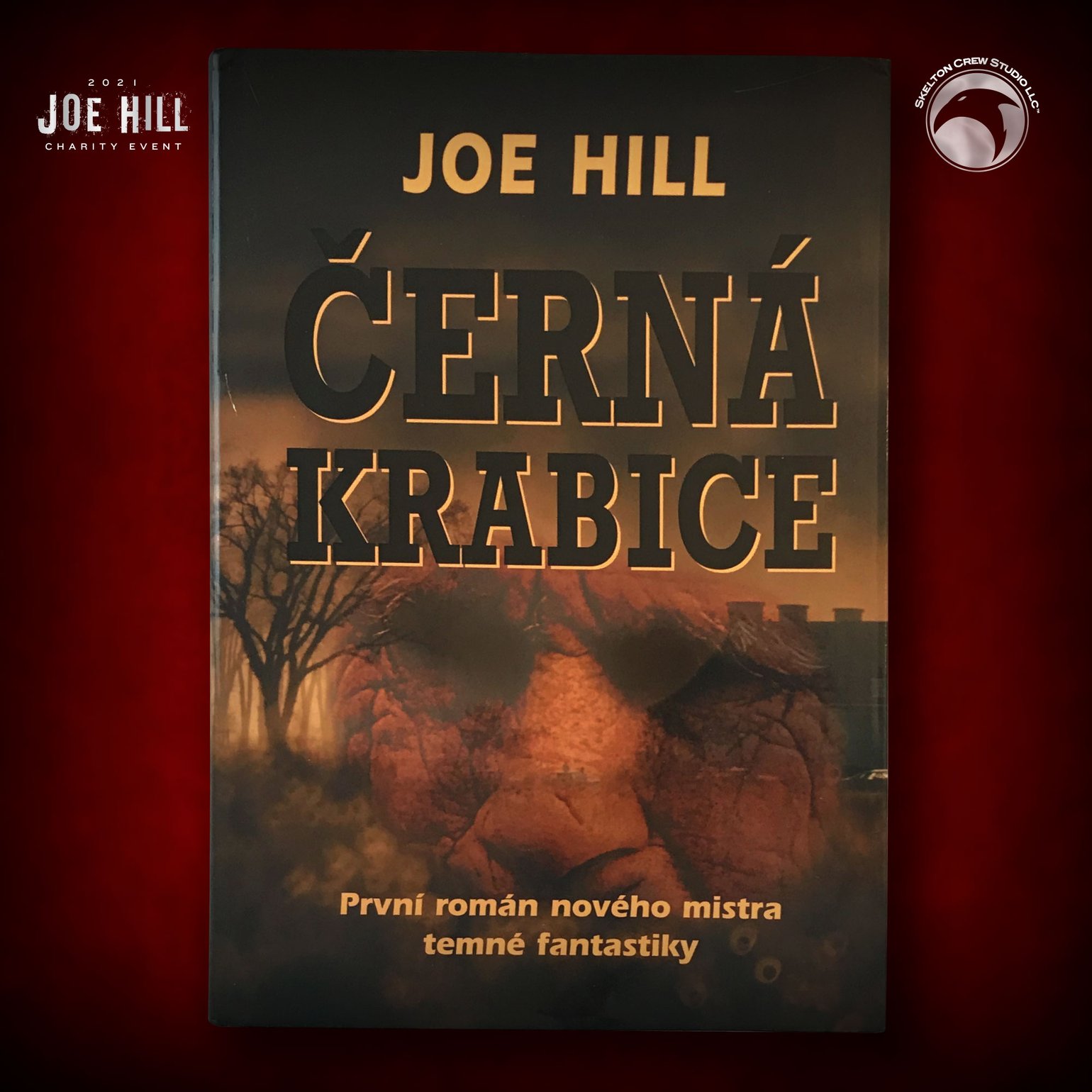 Image of JOE HILL 2026 CHARITY EVENT 84: SIGNED/DOODLED Heart-Shaped Box HC - Czech