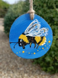 Image 4 of Bee wood slice