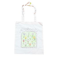 tulip realm tote bag 