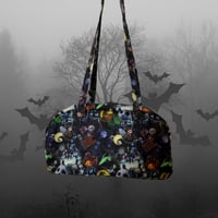 Halloween Town Canvas Boston(ready to ship)
