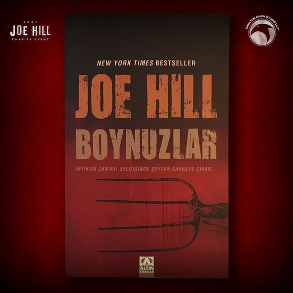 Image of JOE HILL 2026 CHARITY EVENT 98: SIGNED Horns TPB - Turkey DAMAGED