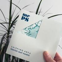 Image 3 of Shipping Forecast Area Map Handkerchief