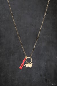 Image 1 of Collier "Chat perché"