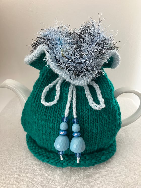 Image of medium JADE Go On! tea cosie